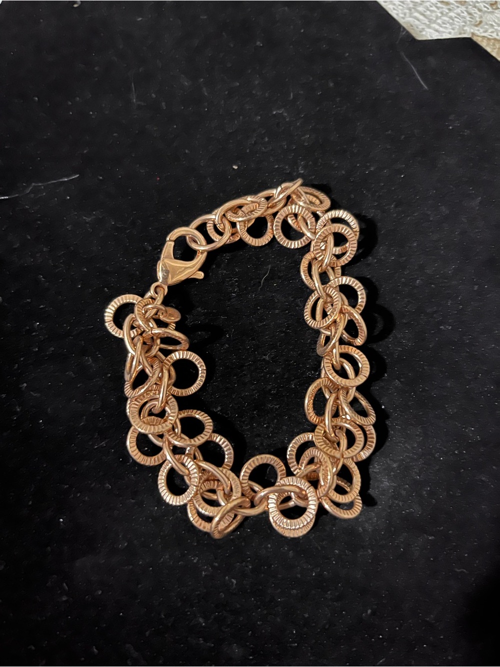 Women’s Gold-Tone Linked Circle Bracelet